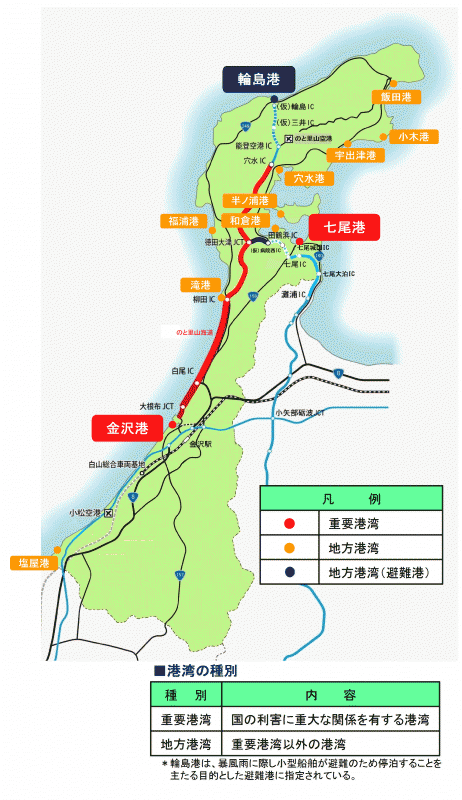 港湾位置図