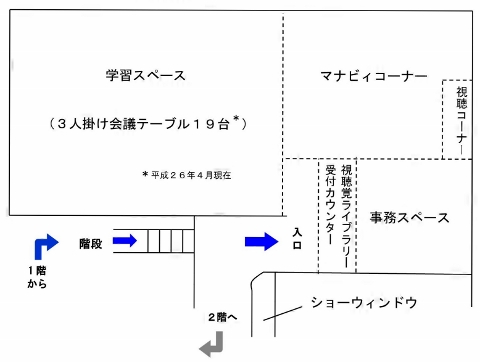 まなびすとルーム平面図